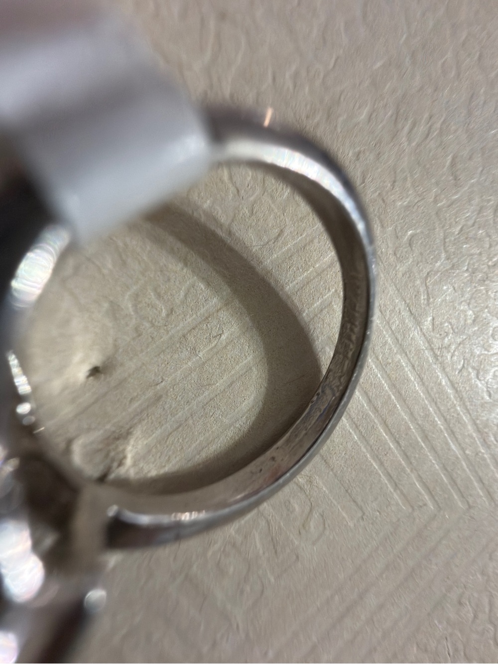 Silver-Tone Cluster Crystal Ring - Clear Sparkle - Picture 3 of 3